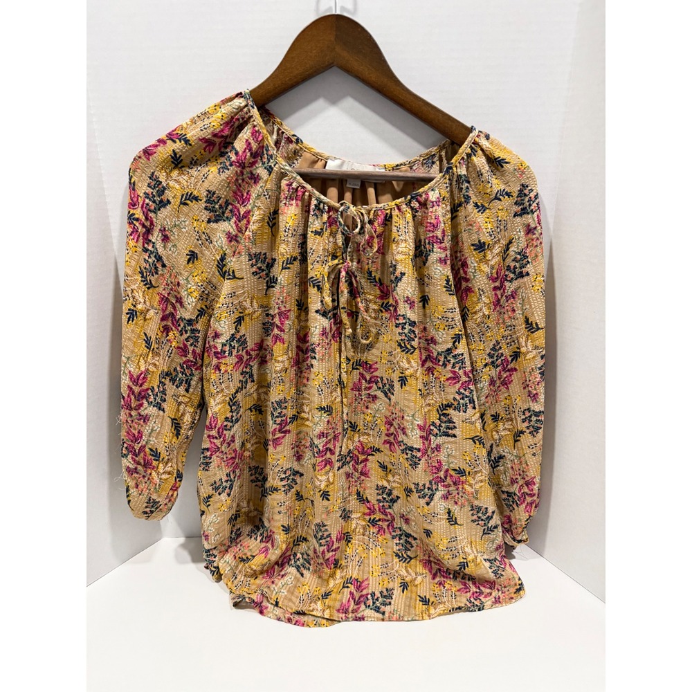 LOFT floral blouse – women's size Medium